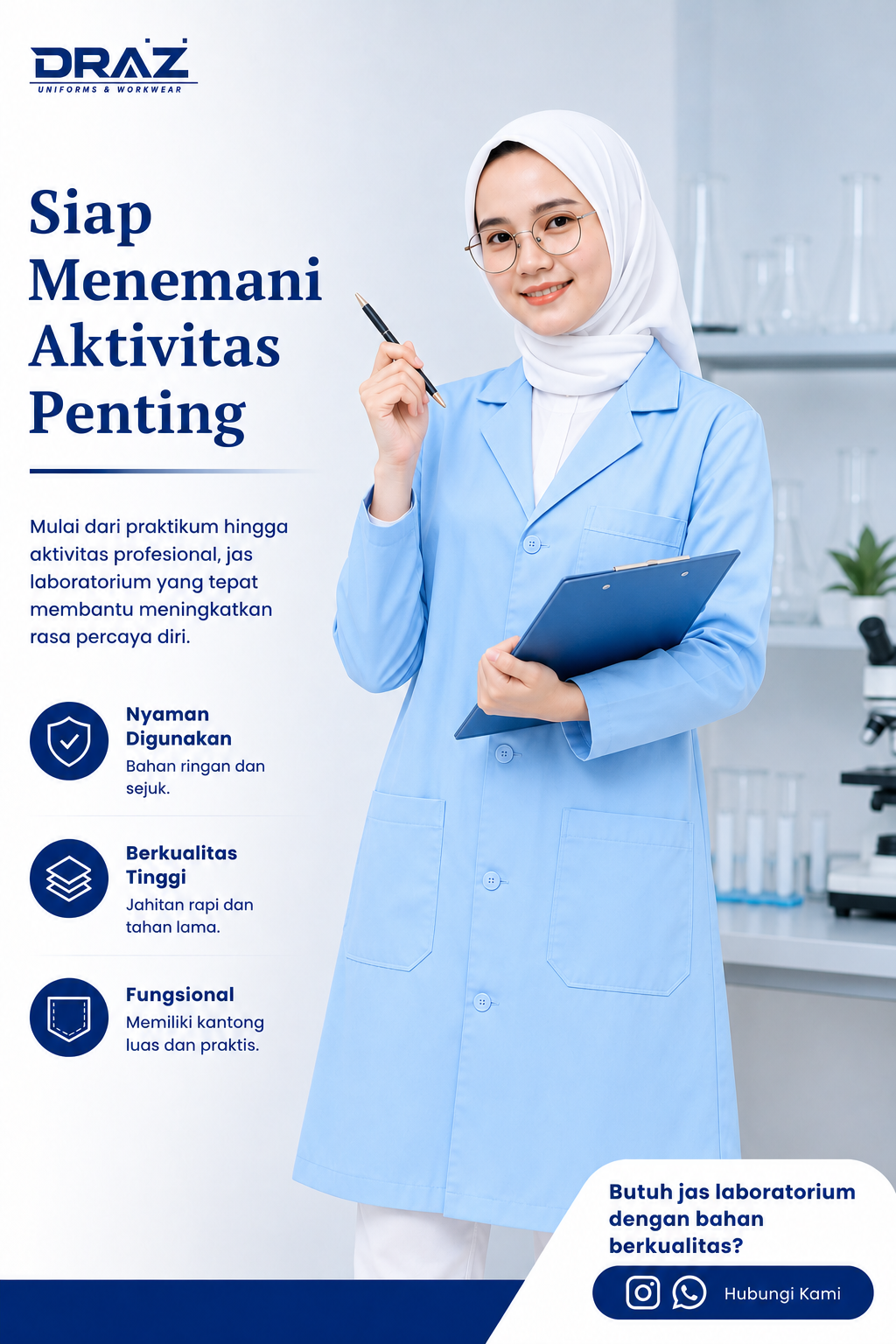 Jas Lab Lengan Pendek